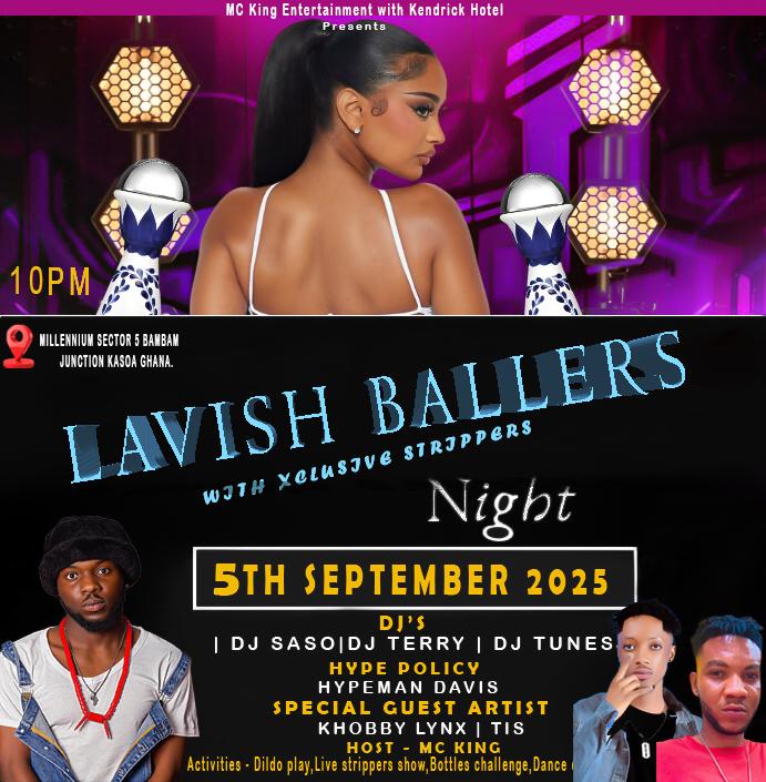 Kendrick Hotel to Host ‘Lavish Ballers Night’ with Special Guests Khobby Lynx & TiS