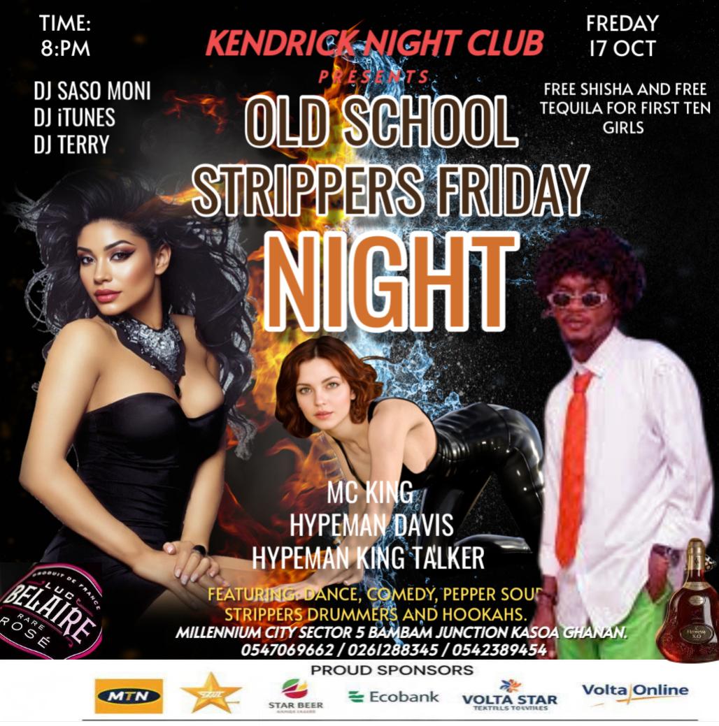 Kendrick Night Club Takes it Back with ‘Old School Strippers Friday Night’ This October 17th